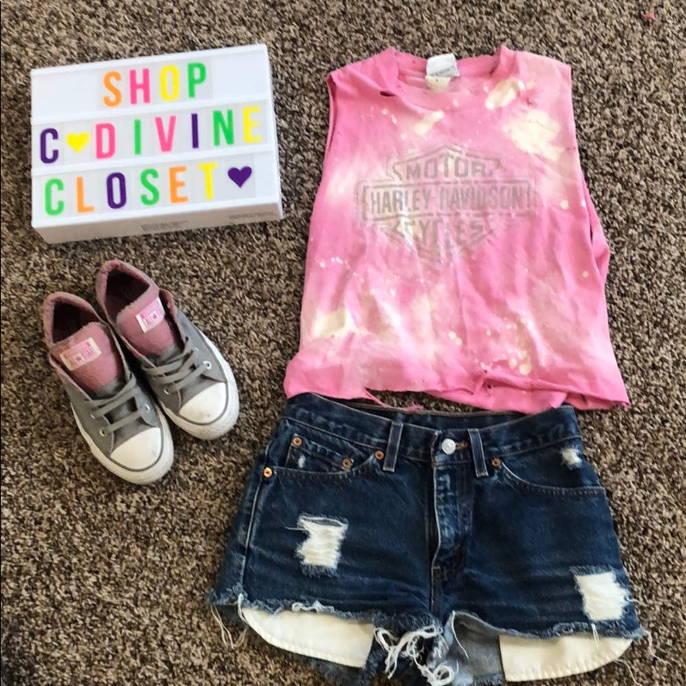 Harley Davidson PinK CroP ToP!